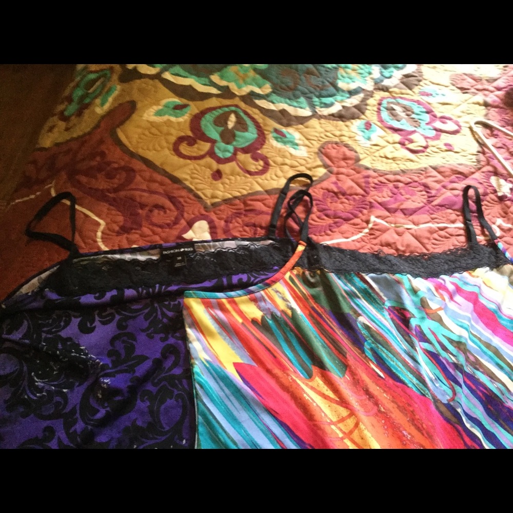 Five  fashion bug tops size 3X all for one price